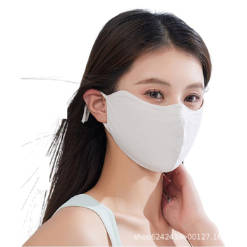 Väljakuljal jalgratta mask päikesekaitseks, tuule ja liiva vastu; nailon; kõrvaklapp; monokroomne muster; unisex; sobiv suveks ja kevadeks