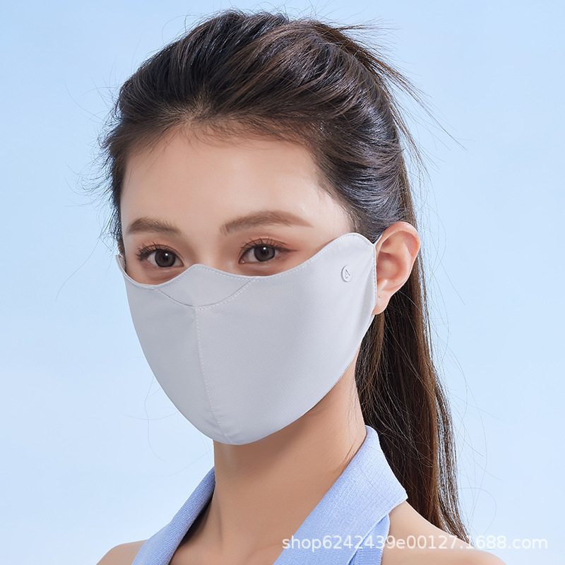 Väljakuljal jalgratta mask päikesekaitseks, tuule ja liiva vastu; nailon; kõrvaklapp; monokroomne muster; unisex; sobiv suveks ja kevadeks