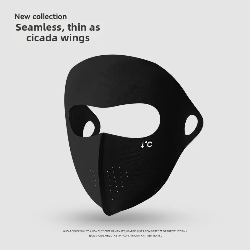 Viso veido apsauginė kaukė nuo UV suaugusiems — silikonas, kvėpuojanti, skirta dviračių sportui ir alpinizmui, pagaminta Taizhou