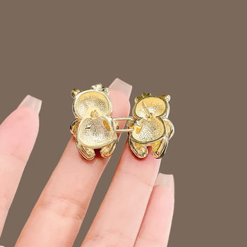 Állatmotívumos ötvözet derékszorító bross farmerhoz – leválasztható, varrás nélküli gomb