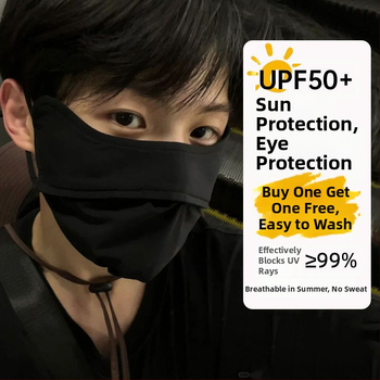 Silikoninė pilno veido kaukė su UV apsauga ir akių apsauga, plonas dizainas, suaugusiems