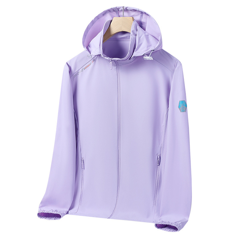 Unisex windbreaker s UV zaštitom i prilagođenim logom, lagana vanjska odjeća za sport i posao, grupna odjeća