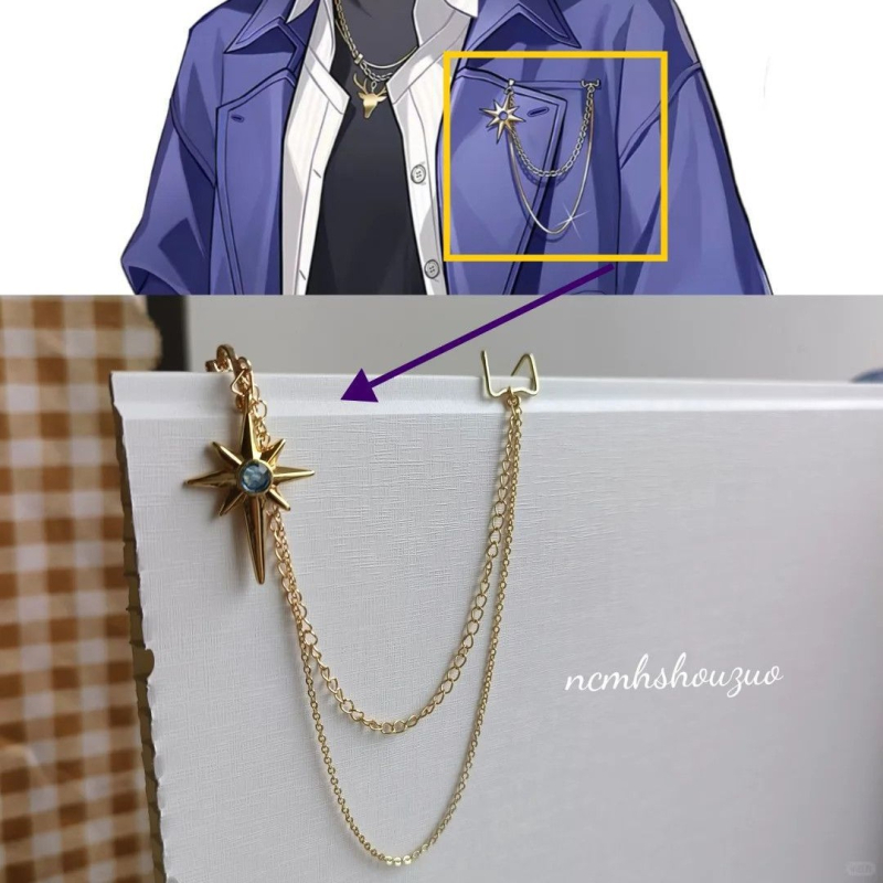 Broșă cu design de personaje de desene animate (Material: Cupru; Formă: Personaje de desene animate; Finisare: Electroplatire; Funcție: Utilizare duală; Tip: Broșă)