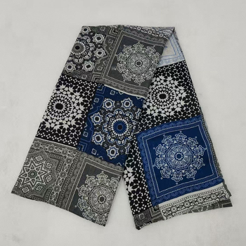 Твилов шал с принт, топъл, за пролет и есен, ретро стил Литература и изкуство