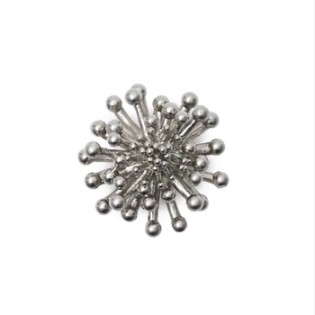 Brosa od mesinga s cvjetnim oblikom, elektroplatirano, unisex stil, lagani luksuz, dekorativni dodatak za odjeću ženama