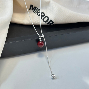 Kígyócsontláncú nyaklánc, réz anyag, elektroplattázás, elegáns stílus, HLZ