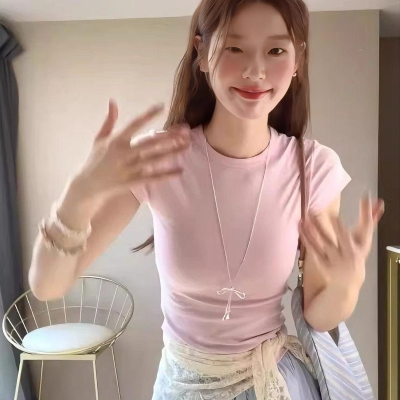 Colier cu pandantiv în formă de fundă, lanț clavicular, aliaj, 61–70 cm, stil dulce