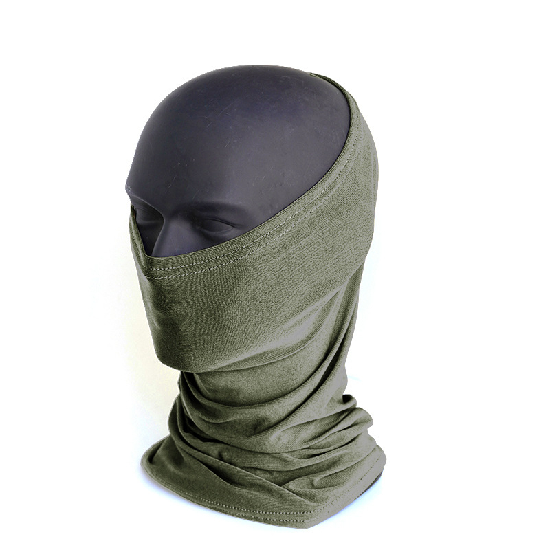 Poa029 Тактическа маска за колоездене на открито, шал за врата, слънцезащита, бързосъхнещ полиестер, унисекс за възрастни