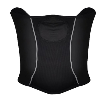 Маска за колоездене с флийс подплата, ветроустойчива, с принт лого, слънцезащита и UV защита, защита на шията