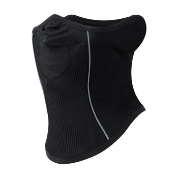 Маска за колоездене с флийс подплата, ветроустойчива, с принт лого, слънцезащита и UV защита, защита на шията