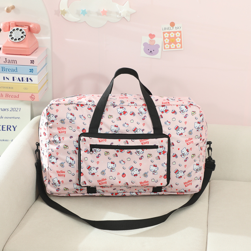 Sklopiva putna torba za odjeću, 36–55 L, Oxford tkanina, vodootporna, organizator odjeće, uzorak anime