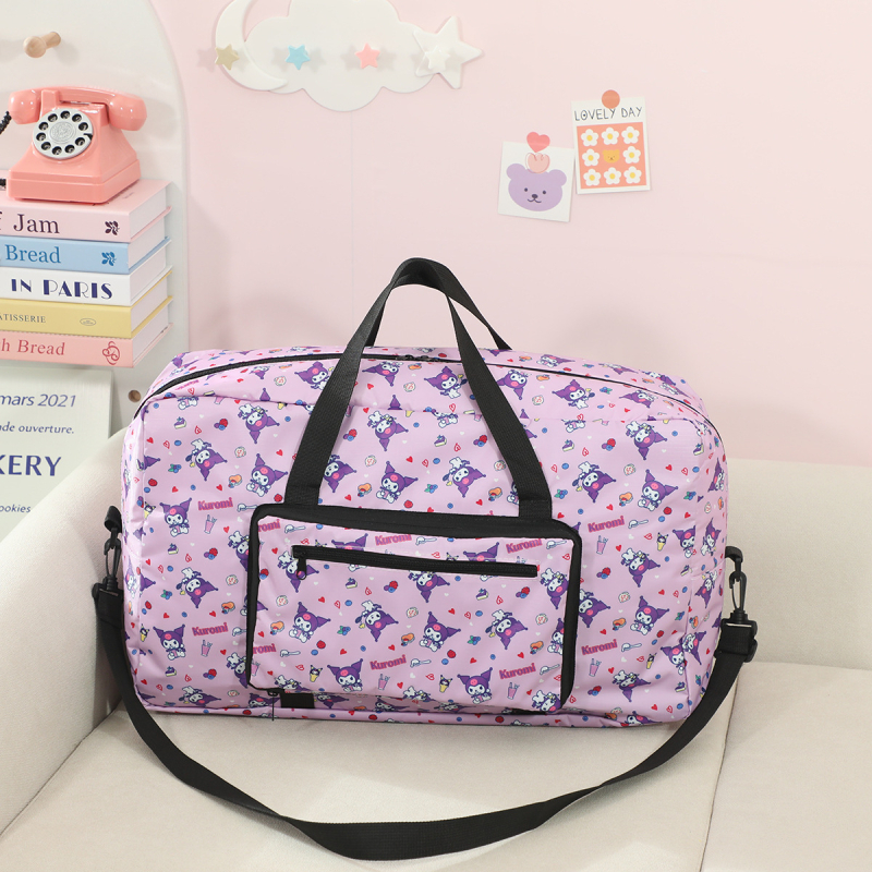 Sklopiva putna torba za odjeću, 36–55 L, Oxford tkanina, vodootporna, organizator odjeće, uzorak anime