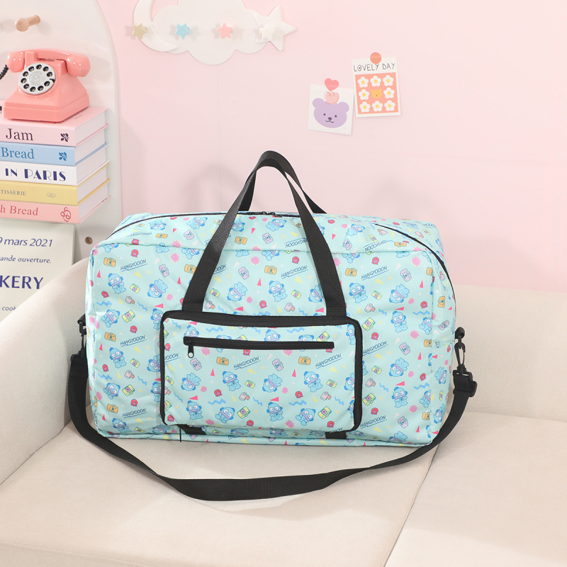 Sklopiva putna torba za odjeću, 36–55 L, Oxford tkanina, vodootporna, organizator odjeće, uzorak anime