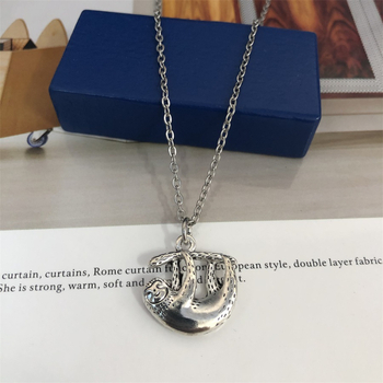 Set cercei și colier din oțel titan, lanț Cuban, stil geometric, design cu un singur strat