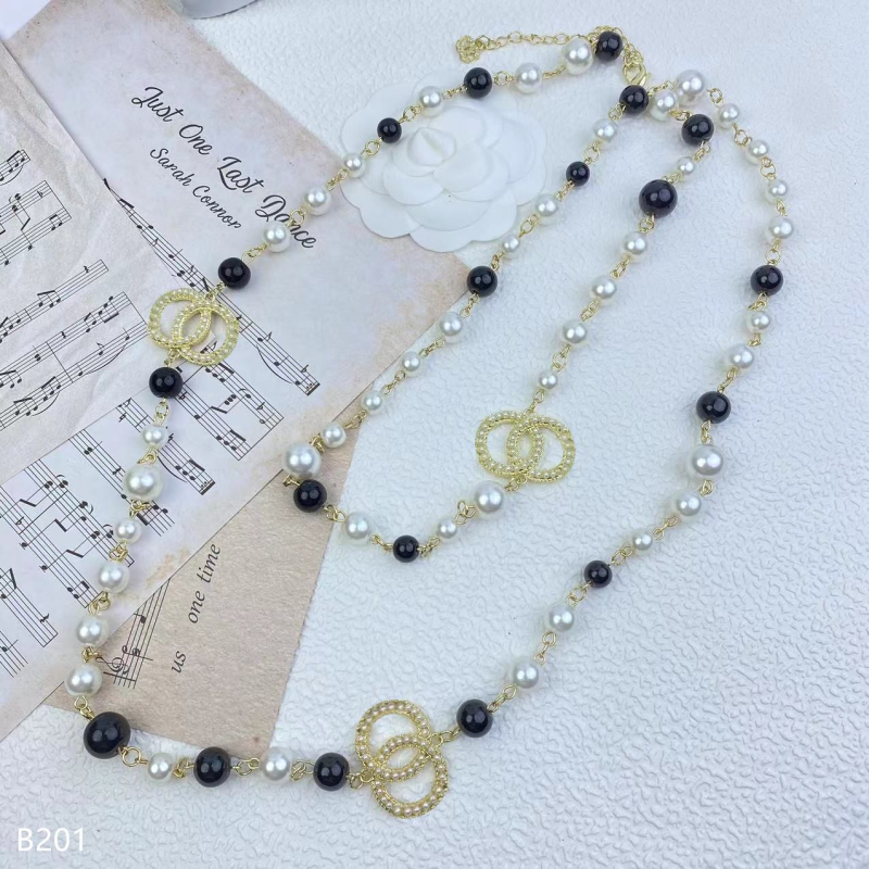 Colier din aliaj, lanț cu bile, simplu, 51–60 cm, pandant din aliaj, 20 g