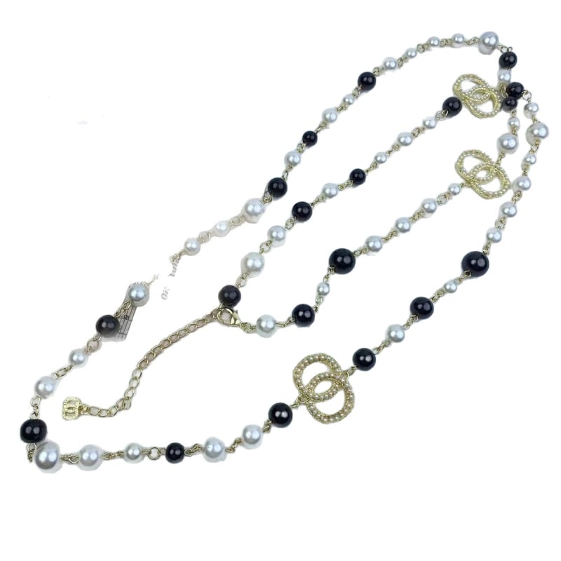 Colier din aliaj, lanț cu bile, simplu, 51–60 cm, pandant din aliaj, 20 g