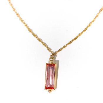 Set de bijuterii: cercei și colier; aliaj de zinc; electroplacare; lanț în formă de O; pandantive geometrice