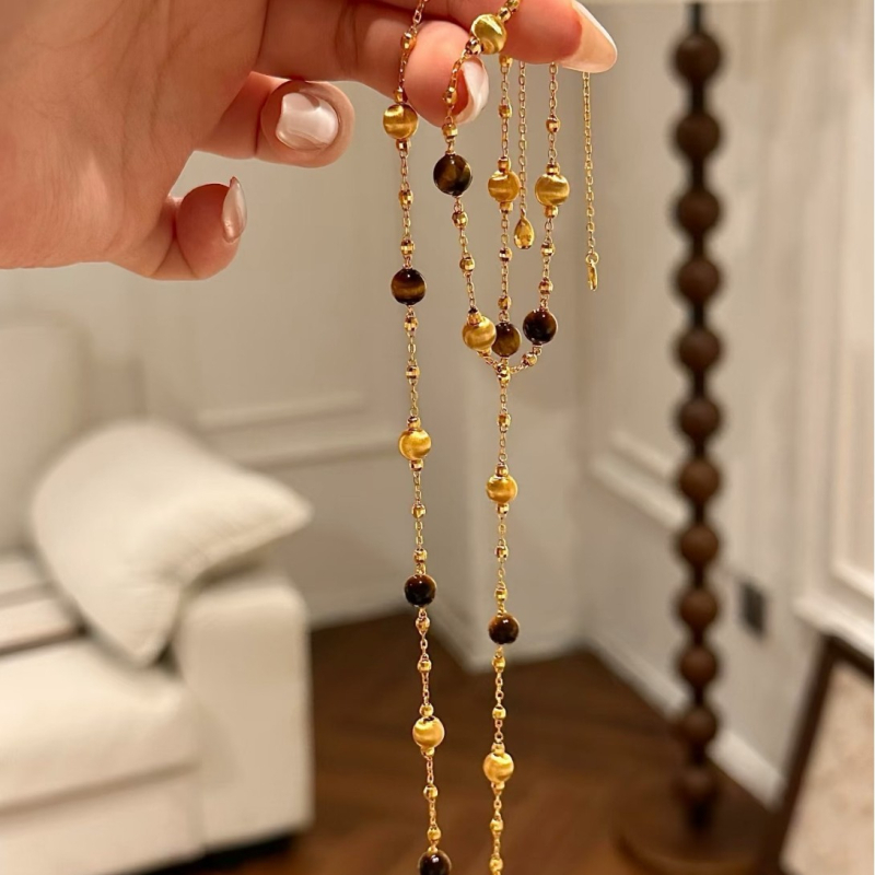 Narukvica od srebra 925 | obični lanac | elektroplatirani završetak | lagani luksuzni stil | proljeće 2025