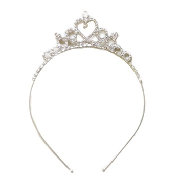 Accesorii pentru păr – Clip de păr în formă de coroană, Water Diamond, Versiune coreeană, Design de coroană, Diamant încrustat, Cristal