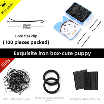 U- formos metalinis plaukų segtuvas vaikams, plaukų aksesuarai, ruduo 2021