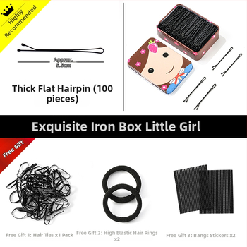 U- formos metalinis plaukų segtuvas vaikams, plaukų aksesuarai, ruduo 2021