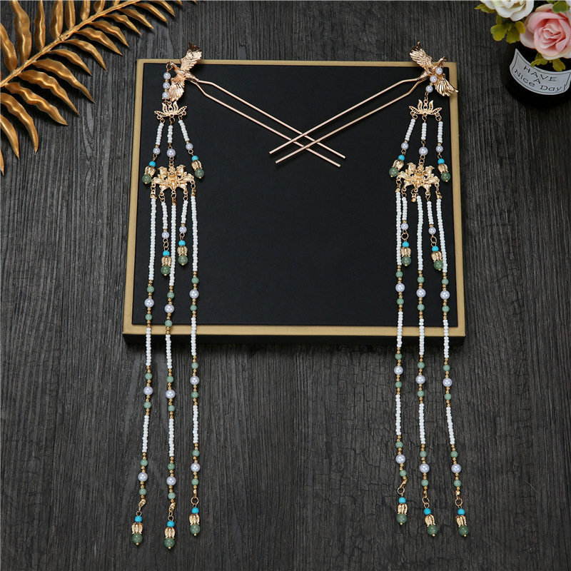 Etnikus stílusú női fejfedő, ötvözet, elektroplatírozás, fehér kristály