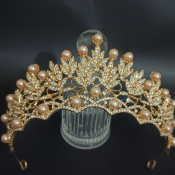Barokna vjenčana tiara – ukosnica za kosu (Proljeće 2023)