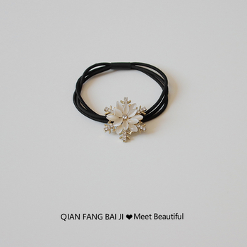 Gyermekeknek szóló hajékszer pillangó-hópehely mintával, eredeti dizájn, ötvözet ezüst- és aranyozott bevonattal, Huai Bamboo Girl Márka