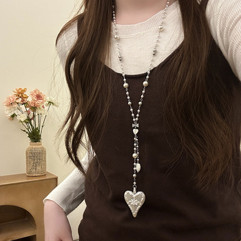 Colier cu pandantiv din aliaj în formă de U pe lanț clavicular, pentru femei, stil sport și comod, colecție toamnă 2025