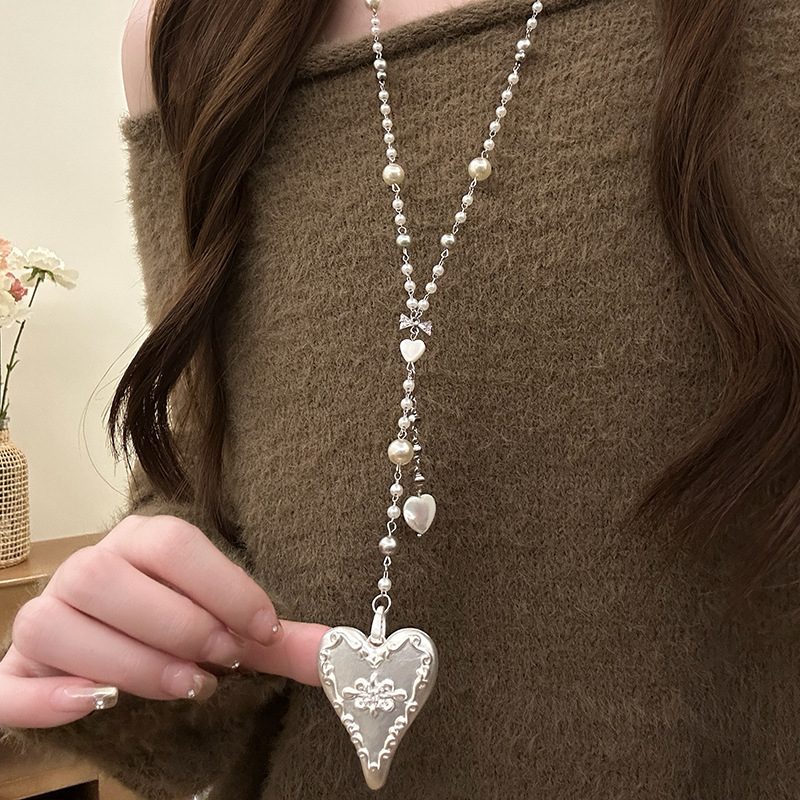 Colier cu pandantiv din aliaj în formă de U pe lanț clavicular, pentru femei, stil sport și comod, colecție toamnă 2025