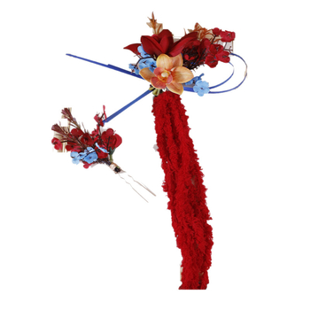 Аксесоар за глава - винтидж стил, сплав за коса, ръчна изработка, електроплатиран завършек (Материал: сплав; Стил: винтидж; Обработка: електроплатиране; Занаят: ръчна изработка; Категория: аксесоар за глава)