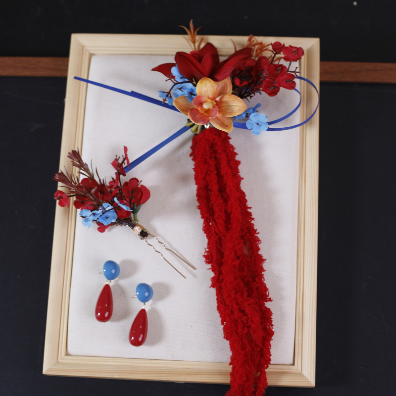 Аксесоар за глава - винтидж стил, сплав за коса, ръчна изработка, електроплатиран завършек (Материал: сплав; Стил: винтидж; Обработка: електроплатиране; Занаят: ръчна изработка; Категория: аксесоар за глава)