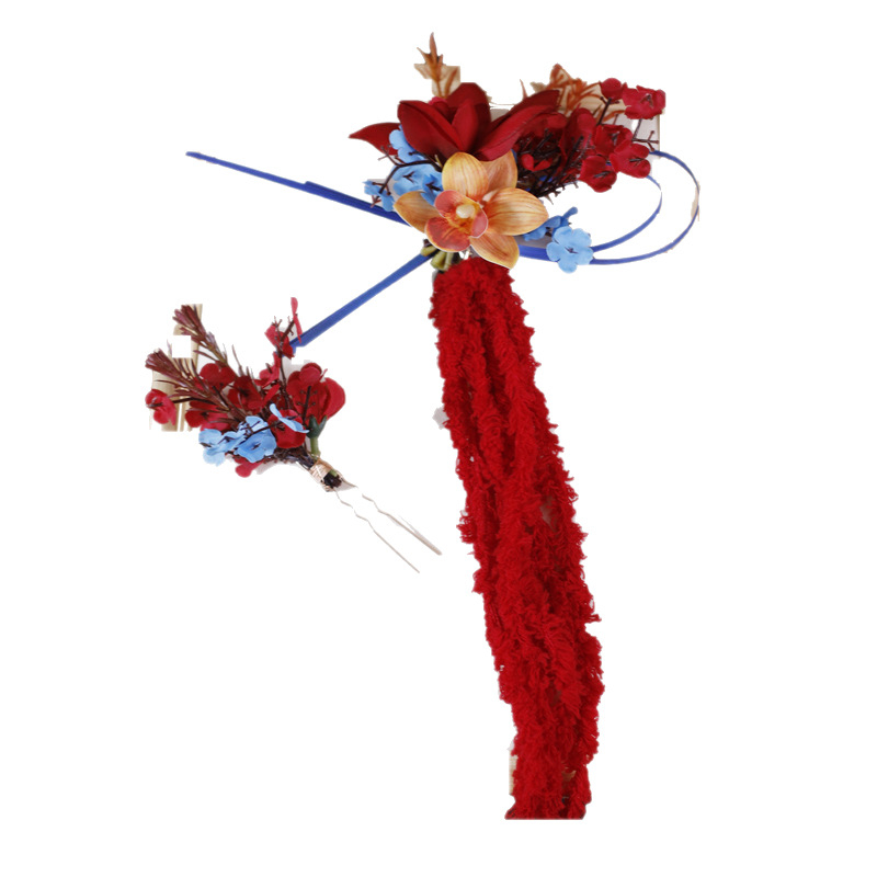 Аксесоар за глава - винтидж стил, сплав за коса, ръчна изработка, електроплатиран завършек (Материал: сплав; Стил: винтидж; Обработка: електроплатиране; Занаят: ръчна изработка; Категория: аксесоар за глава)