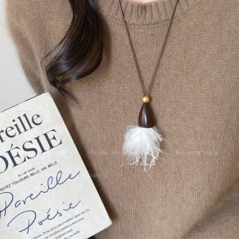 Colier cu pandant geometric, materiale mixte, placare electroplatină, lanț regulat, pentru femei