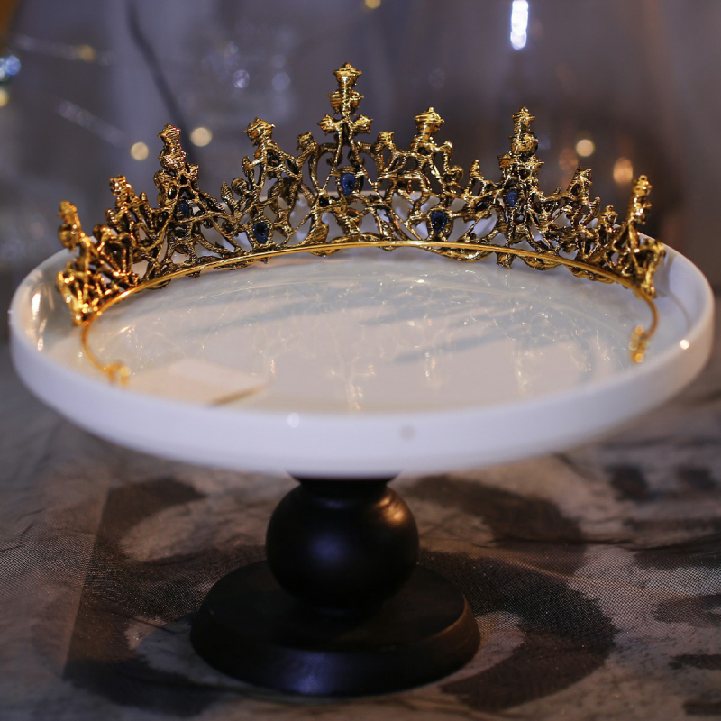 Art Pro Tiara za mladenke — Metalna legura, Japansko-korejski stil, Elektroplating, Dizajn The Crown