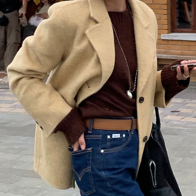 Colier din cupru cu lanț de bile, stil geometric, placare electroplatină, material pandantiv: Alt