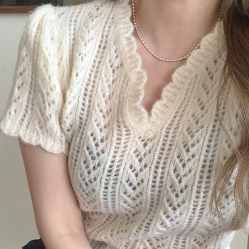 Colier Hansa cu placare argintie S925, mărgele tip orez și măslină, lanț clavicular, stil geometric