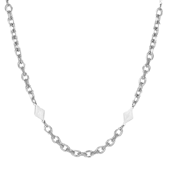 Colier din oțel titan, lanț cubanez, placare electrolitică, unisex, stil premium