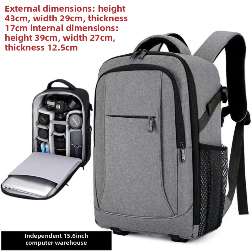 Τσάντα DSLR για φωτογραφική μηχανή, PU υλικό, στυλ χειρός, Άνοιξη 2025, για άνδρες