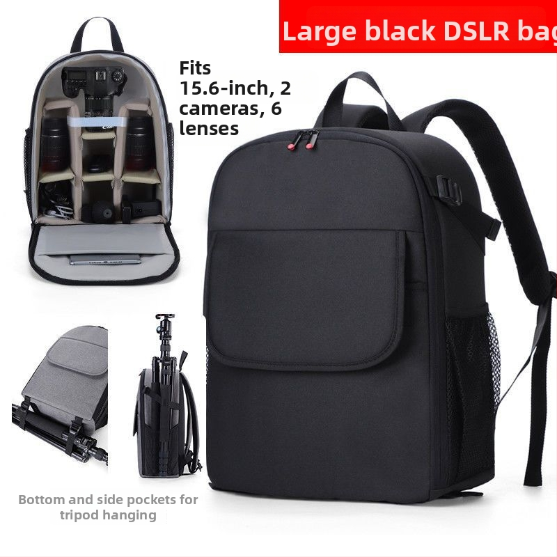 Τσάντα DSLR για φωτογραφική μηχανή, PU υλικό, στυλ χειρός, Άνοιξη 2025, για άνδρες