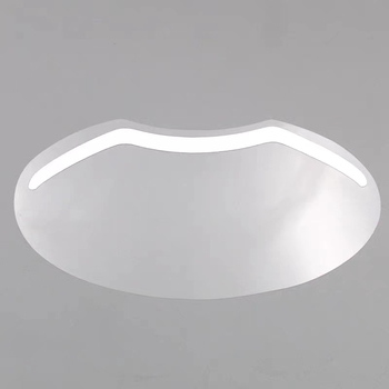 Egyszer használatos frufruvédő arcvédő — átlátszó arcvédő, szemvédel hajvágás közben