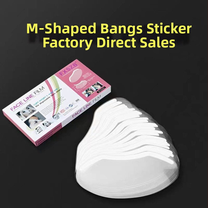 Egyszer használatos frufruvédő arcvédő — átlátszó arcvédő, szemvédel hajvágás közben