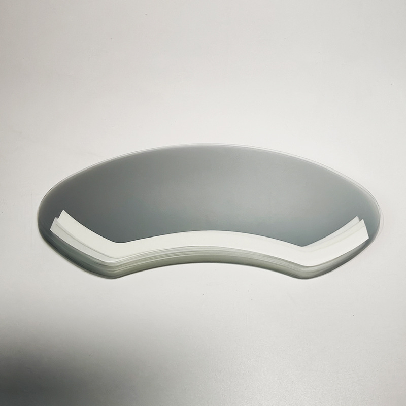 Ívelt frufrufedő, egyszer használatos arcmaszk, szalonban használható, megakadályozza a haj permetezését