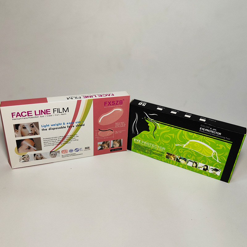 Ívelt frufrufedő, egyszer használatos arcmaszk, szalonban használható, megakadályozza a haj permetezését