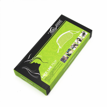 Lizi Egyszer használatos homlokmaszk átlátszó frufru ragasztóval – hajvágáshoz, dauerhoz és festéshez, arcvédő, hajtörés elleni védelem