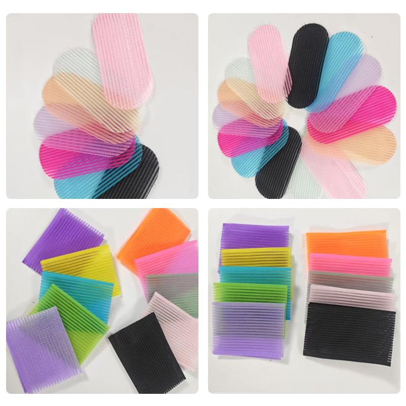 Velcro-s hajkörkítő szalag, nylon anyag, nylon–polieszter keverék, hátsó fejre illeszkedő láthatatlan matrica, termékkód Fjd