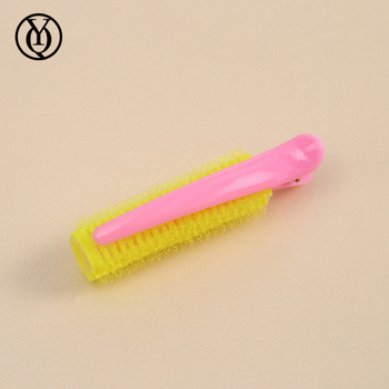 Pašlīmējošs Velcro matu ruļļi, neilona materiāls, pūkaini gaisa bangs, bez gludināšanas, pear flower curl.