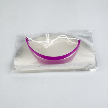 Hajvágó szalon maszk – egyszer használatos, átlátszó arcvédő, arcvédelmi védelem, univerzális használat