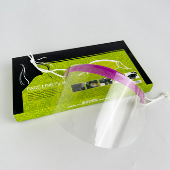 Hajvágó szalon maszk – egyszer használatos, átlátszó arcvédő, arcvédelmi védelem, univerzális használat