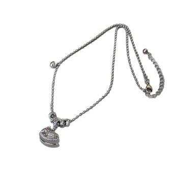 Colier din cupru cu pandantiv din cupru, lanț regulat, circumferința 51–60 cm, Iarna 2025, stil ușor de lux pentru femei